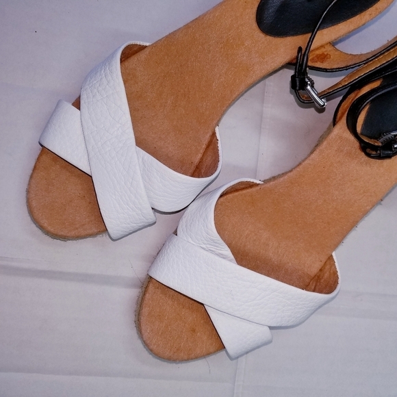 🌸 Coach | Wedge Leather Platform  Sandal - Picture 4 of 10